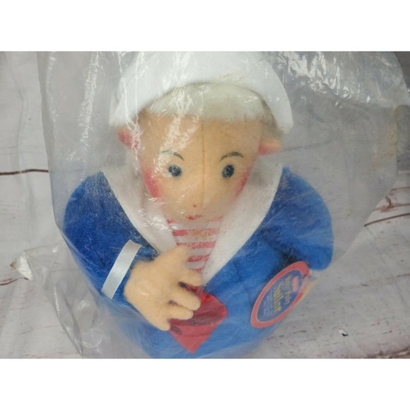 Vintage Schylling Washable Surface Roly Poly Sailor Classic Soft Felt Toy - Picture 3 of 11